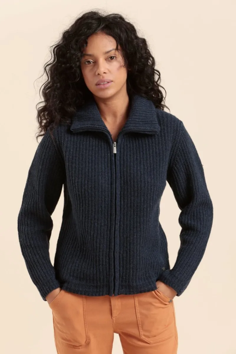 Sale cardigan zippé TOAS Femme Pulls, Cardigans