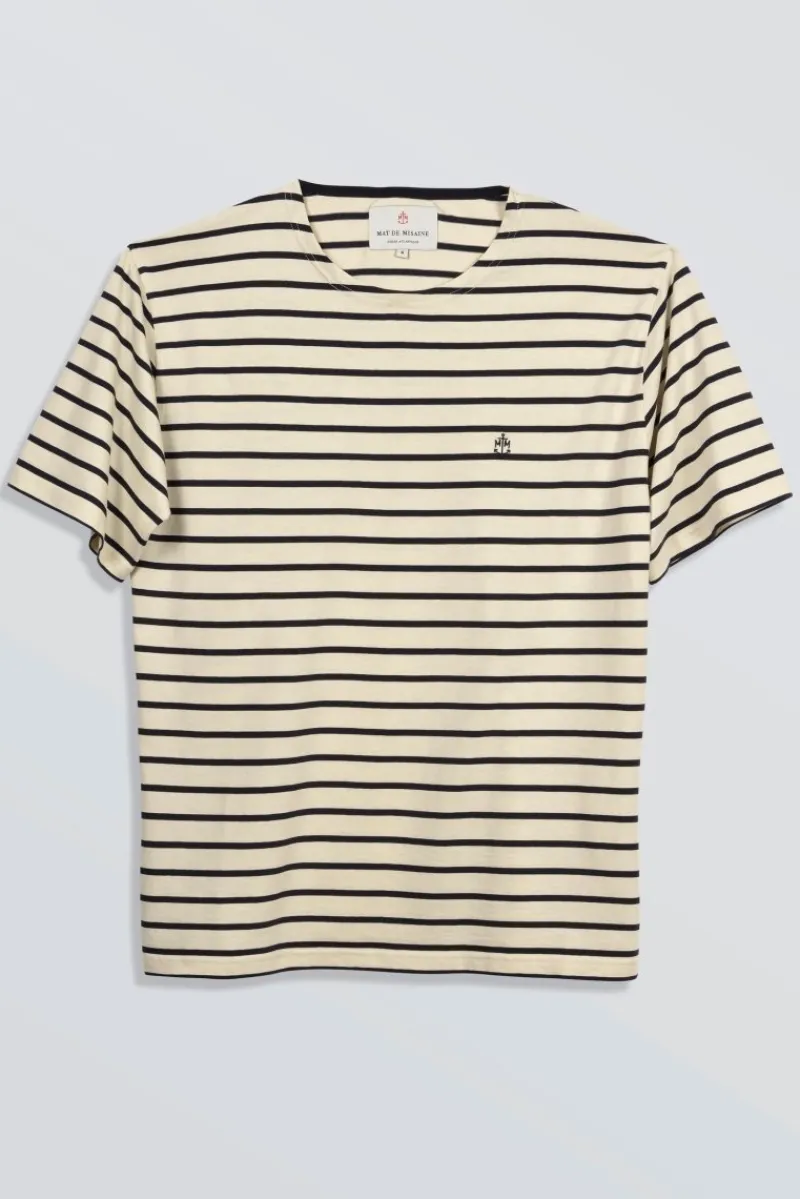 Best Marinière à manches courtes en coton bio Homme Marinières, Tshirts