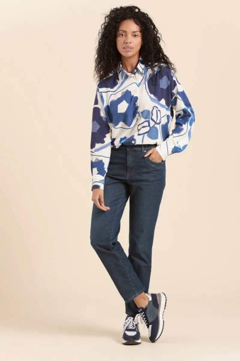 Cheap pantalon PANILLO en denim bleu Femme Pantalons, Jeans