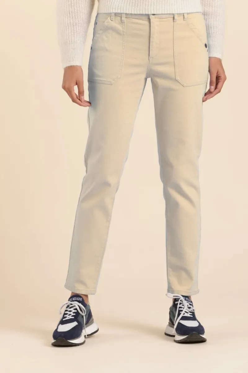 Cheap pantalon PIMORI en coton Femme Pantalons, Jeans