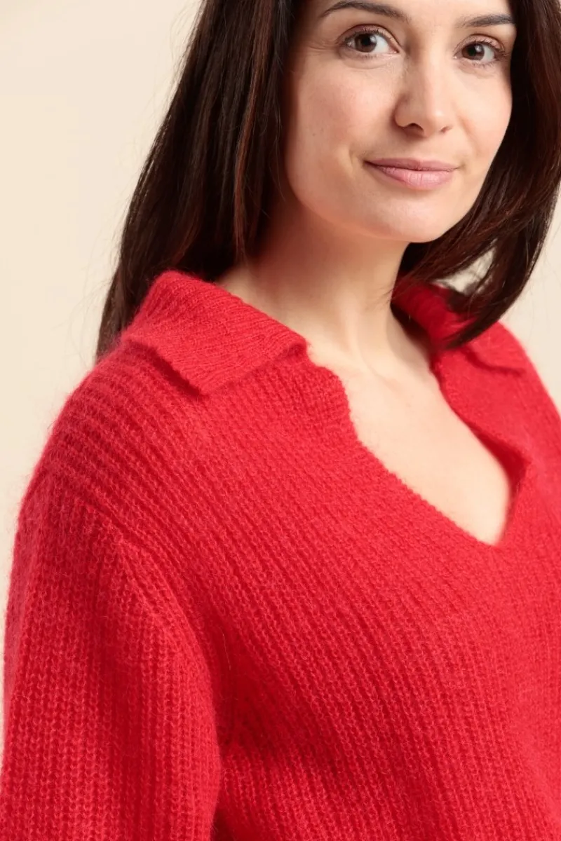 Sale pull col vareuse TANOR Femme Vareuses | Pulls, Cardigans