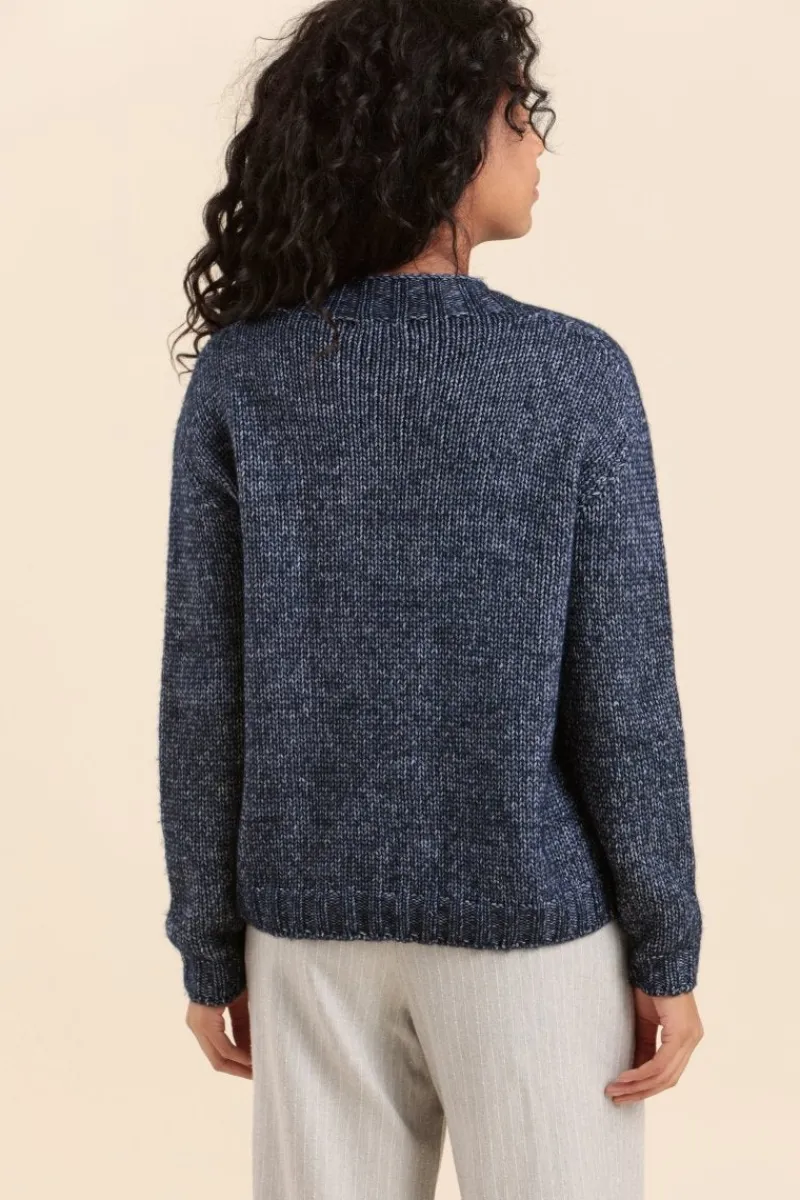 Clearance pull grosse maille TARNO en coton/laine Femme Pulls, Cardigans