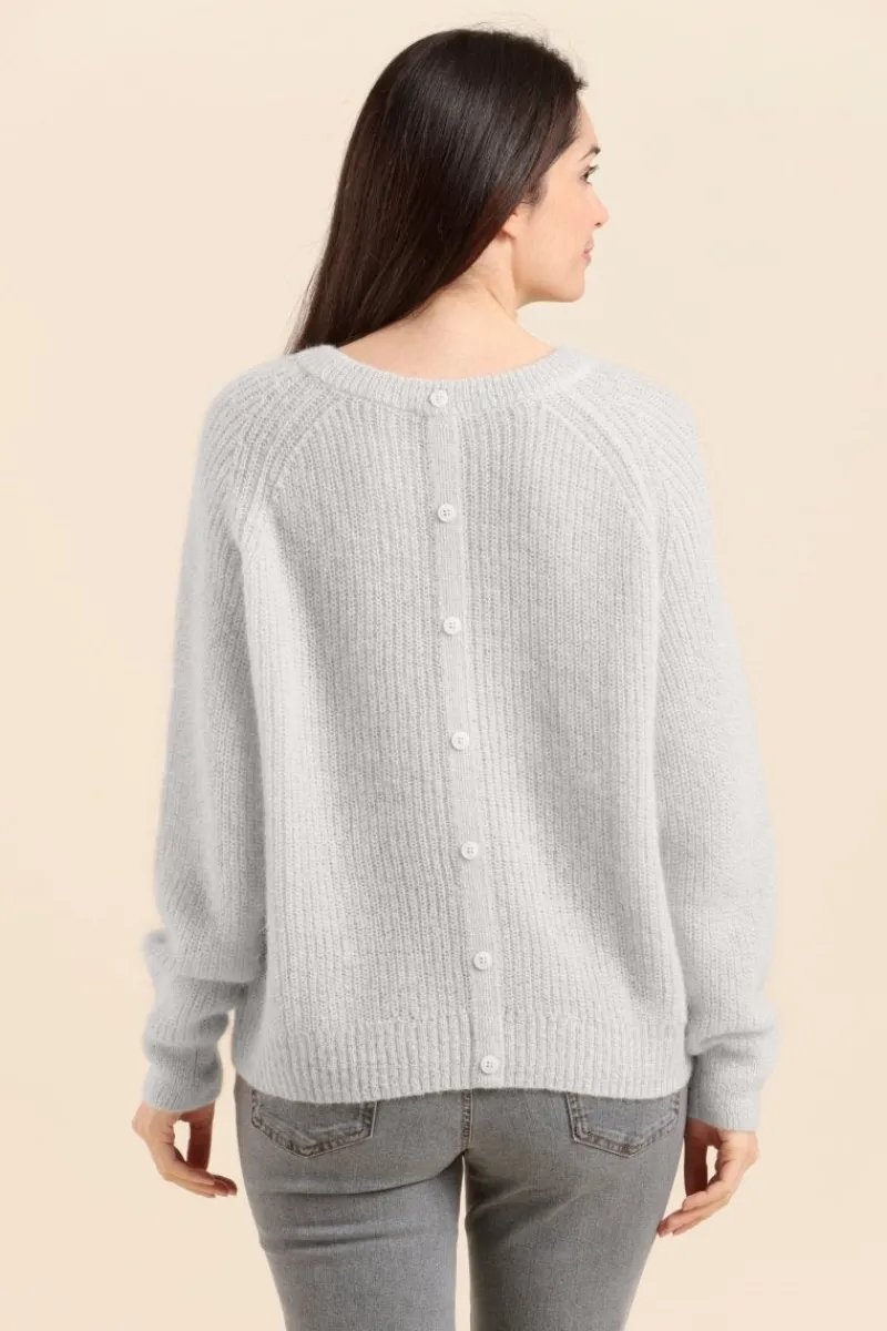 Flash Sale pull TOPAZO avec dos boutonné Femme Pulls, Cardigans