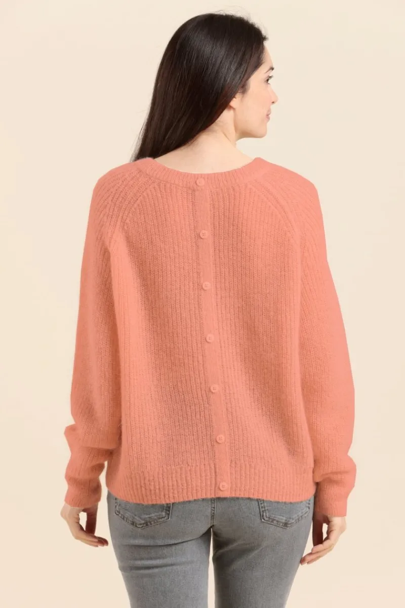 Cheap pull TOPAZO avec dos boutonné Femme Pulls, Cardigans